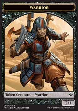 Warrior Token (Black 2/1)