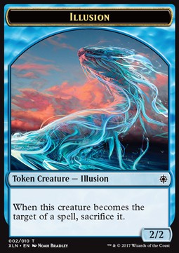 Illusion Token (Blue 2/2 Spellweakness)