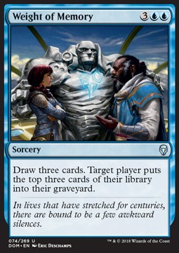 Weight of Memory