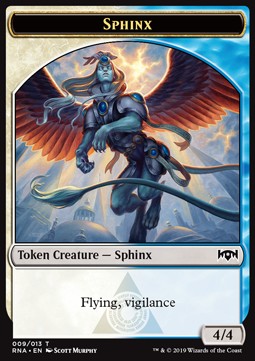 Sphinx Token (White and Blue 4/4)