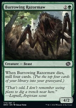Burrowing Razormaw