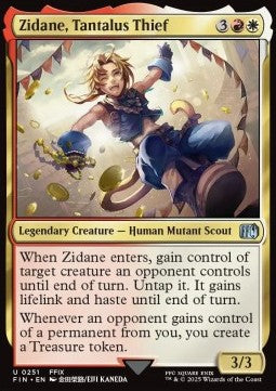 Zidane, Tantalus Thief