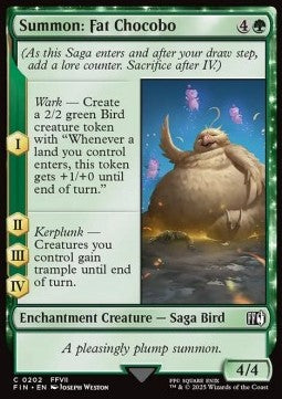 Summon: Fat Chocobo
