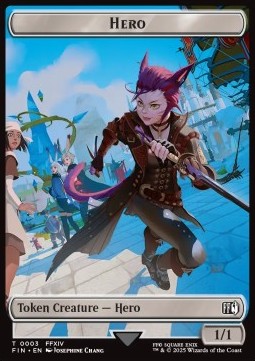 Hero Token (W 1/1) // Copy Token (V.2)