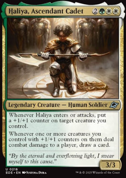 Haliya, Ascendant Cadet