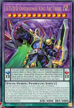 D/D/D/D Dimensional King Arc Crisis (V.1 - Ultra Rare)