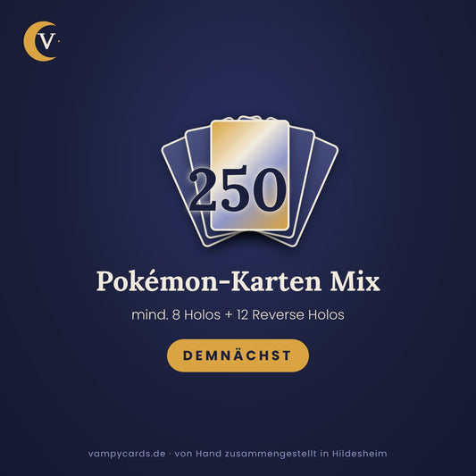 Pokémon-Karten Mix-Paket, 250 Karten