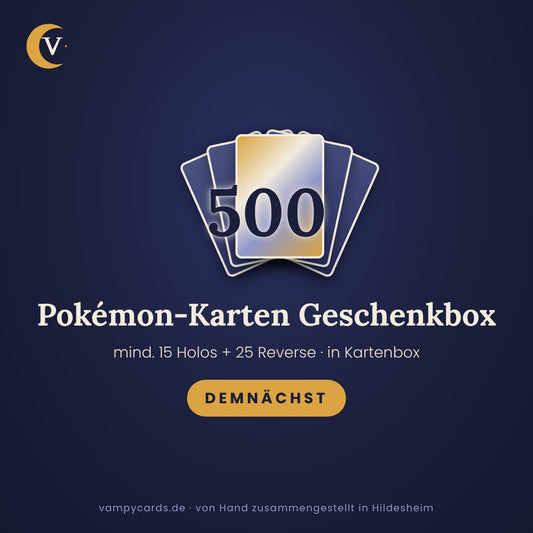 Pokémon-Karten Geschenkbox, 500 Karten