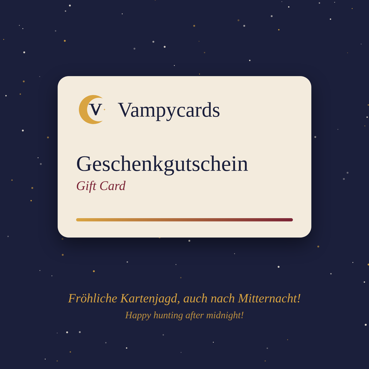 Vampycards Geschenkgutschein